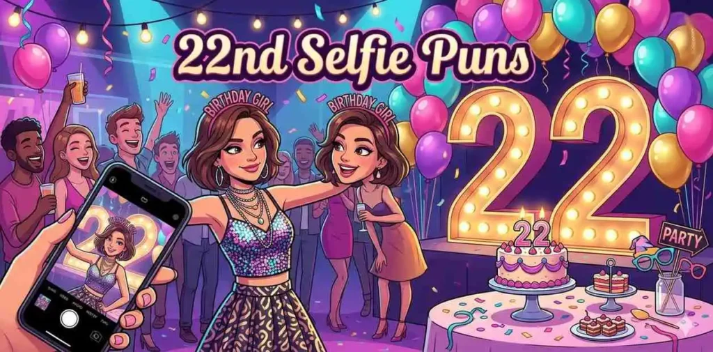22nd Birthday Selfie Puns