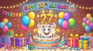 27th birthday celebration