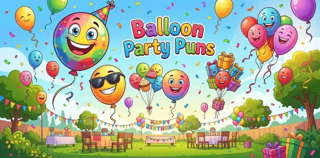 Balloon Party Puns