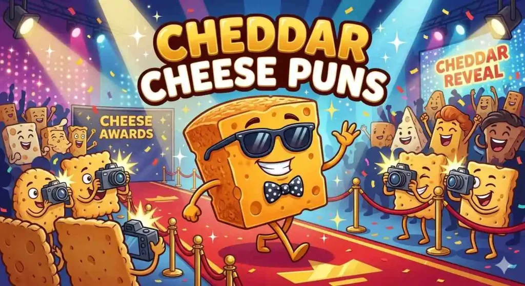 Funny cheddar cheese wearing sunglasses