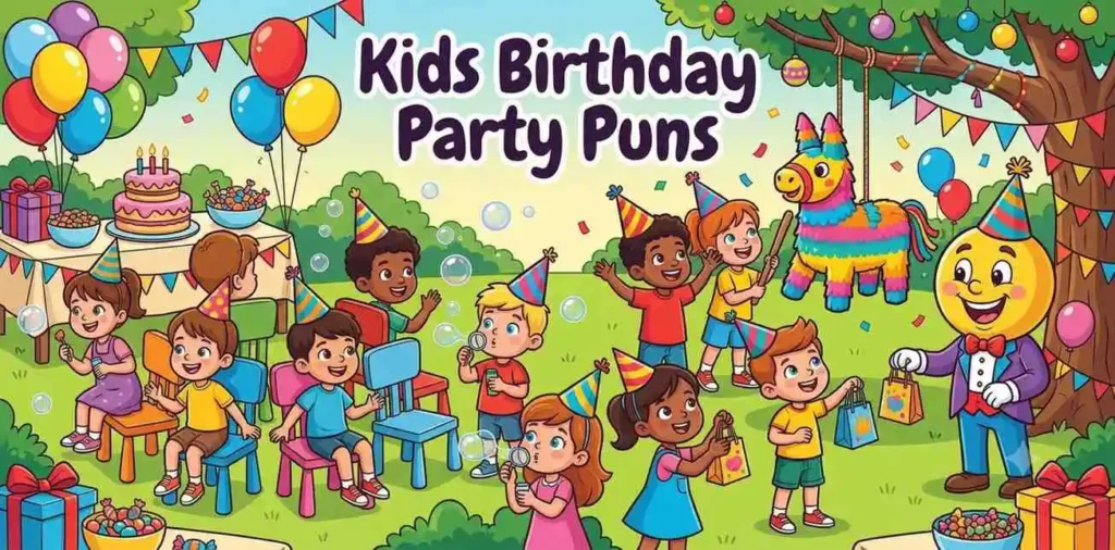 Kids Birthday Party Puns   
