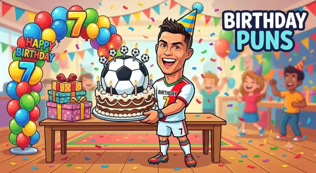 Cartoon Ronaldo birthday party