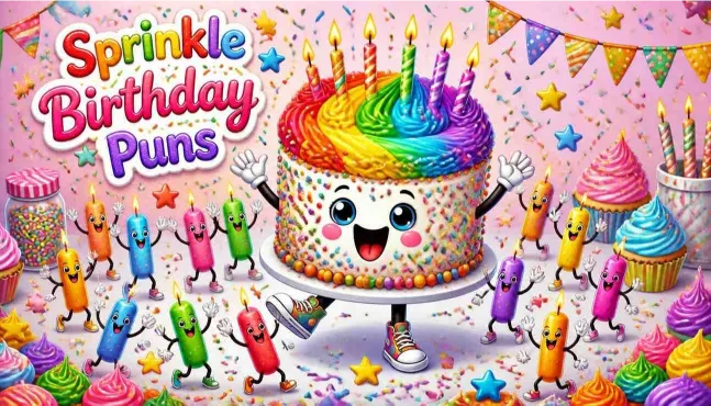 Sprinkle Birthday Puns