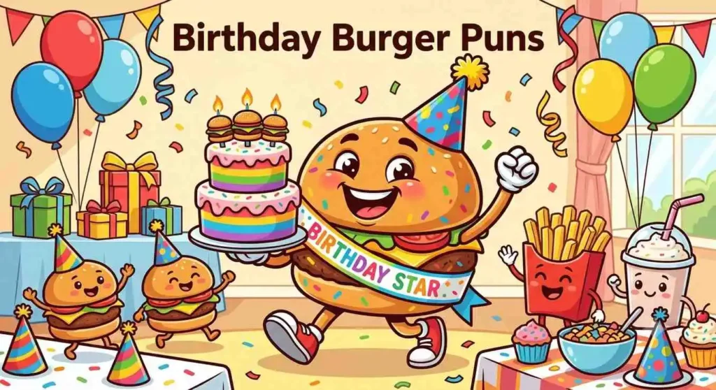 Birthday Burger Puns