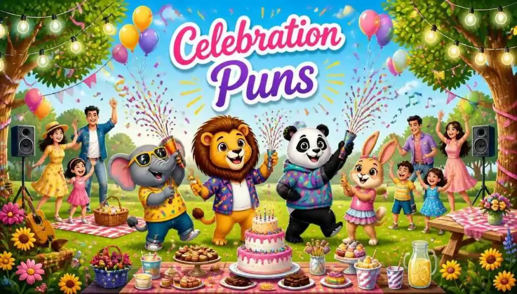 Happy celebration scene