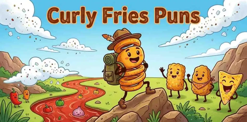Curly fries character adventure
