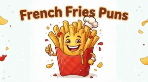 Funny french fries character
