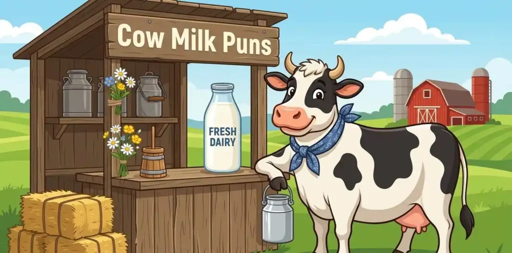 Funny cow milk character