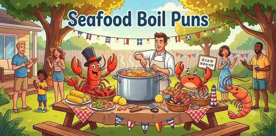 Seafood boil party feast