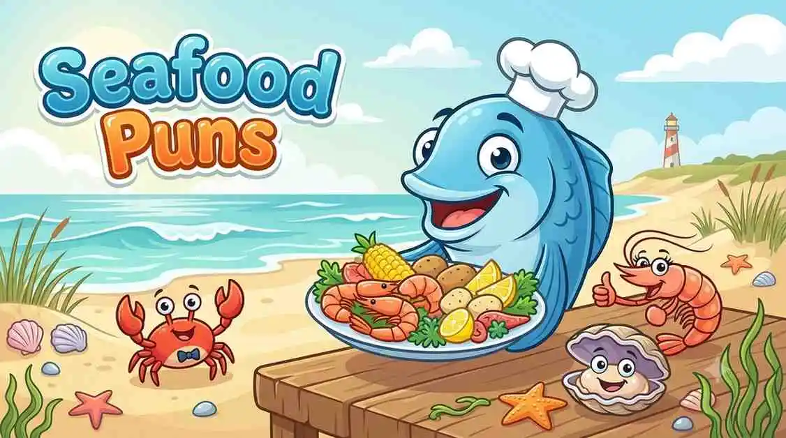 Seafood ocean celebration scene