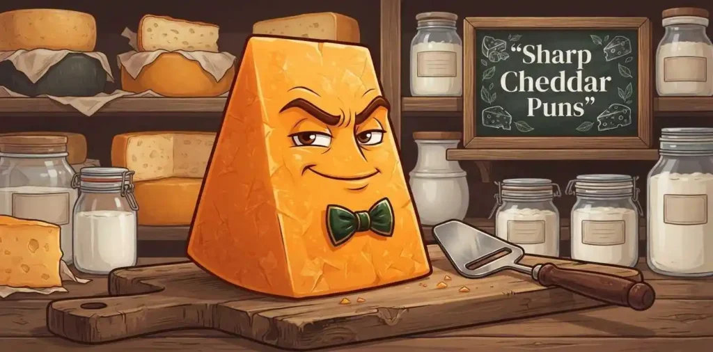 Sharp cheddar cheese character