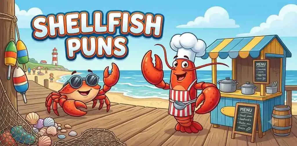 Crab and lobster characters