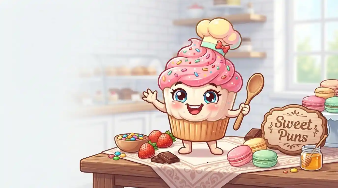 Funny sweet treats character