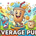 Funny drinks celebrating together