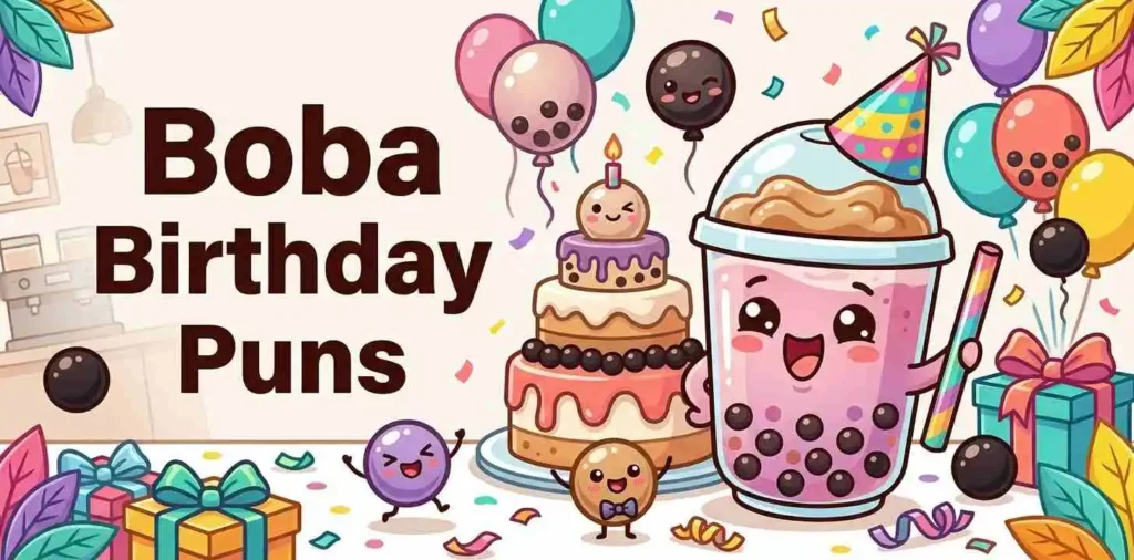 Boba tea birthday party
