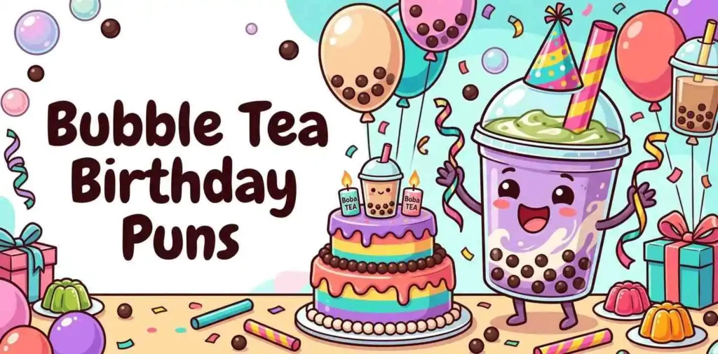 Bubble tea birthday party