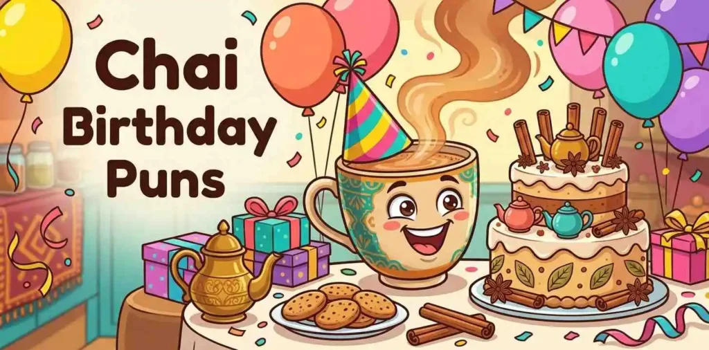 Chai cup celebrating birthday party