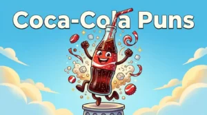 Funny cola bottle fizzing