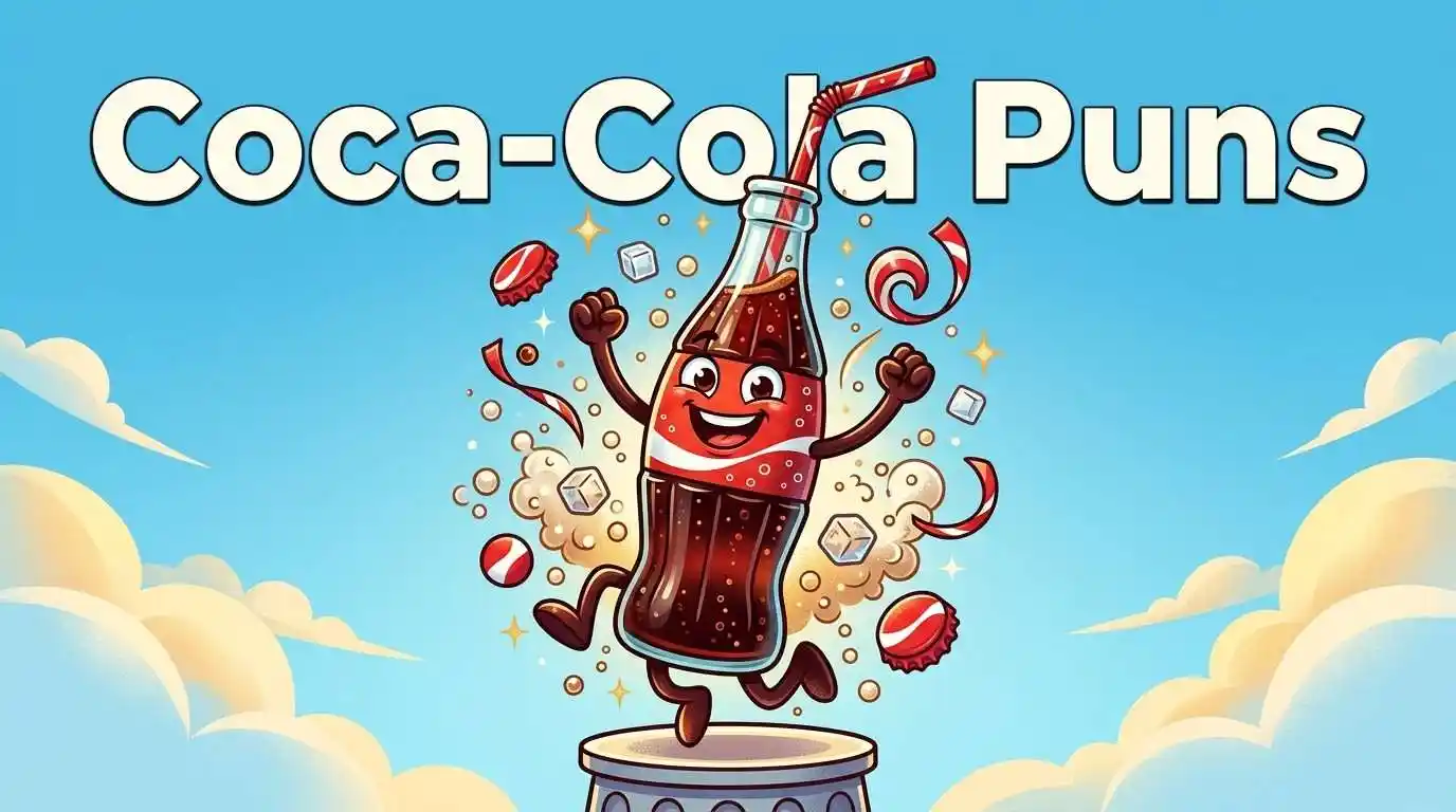Funny cola bottle fizzing