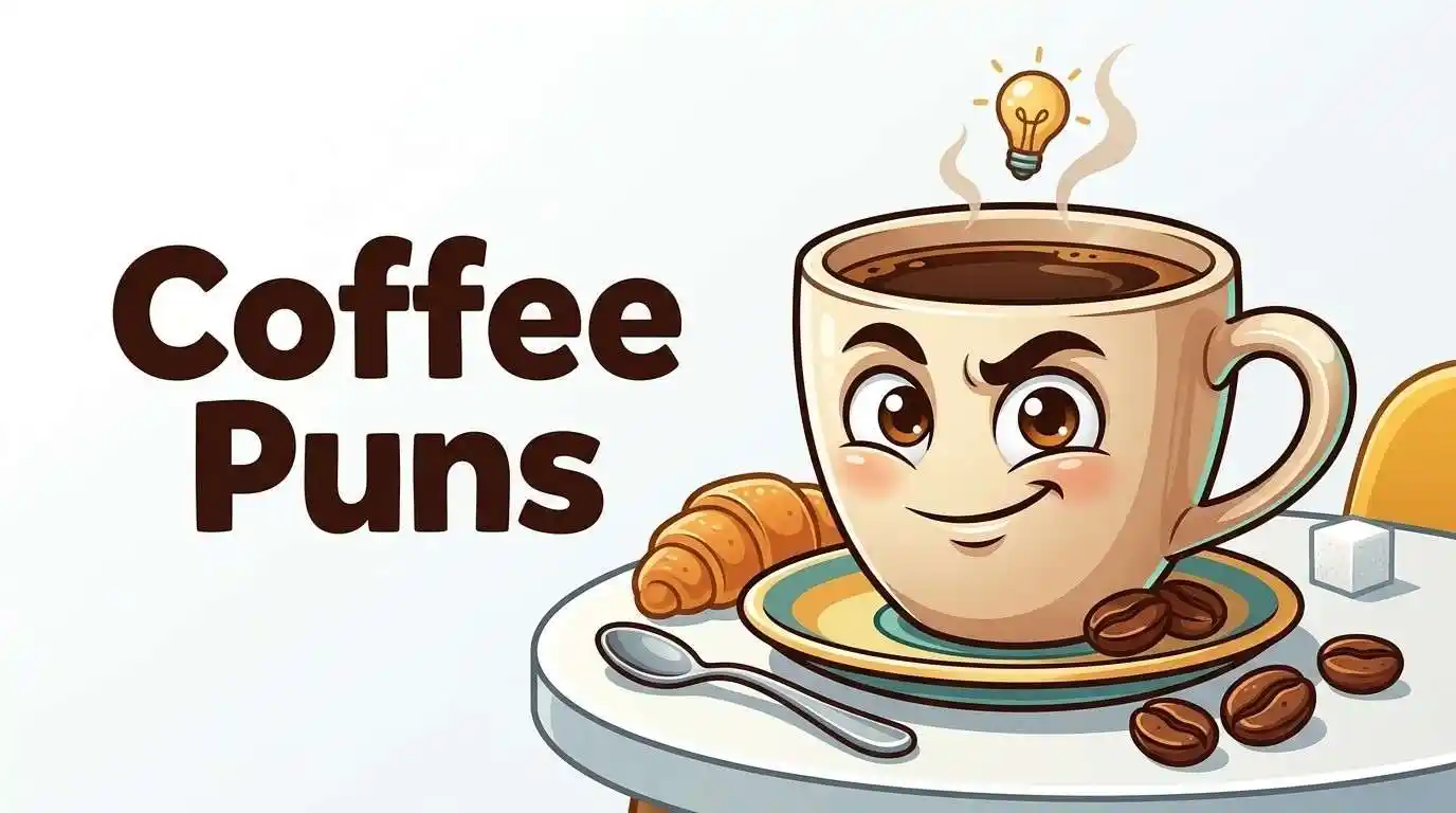 Funny coffee puns