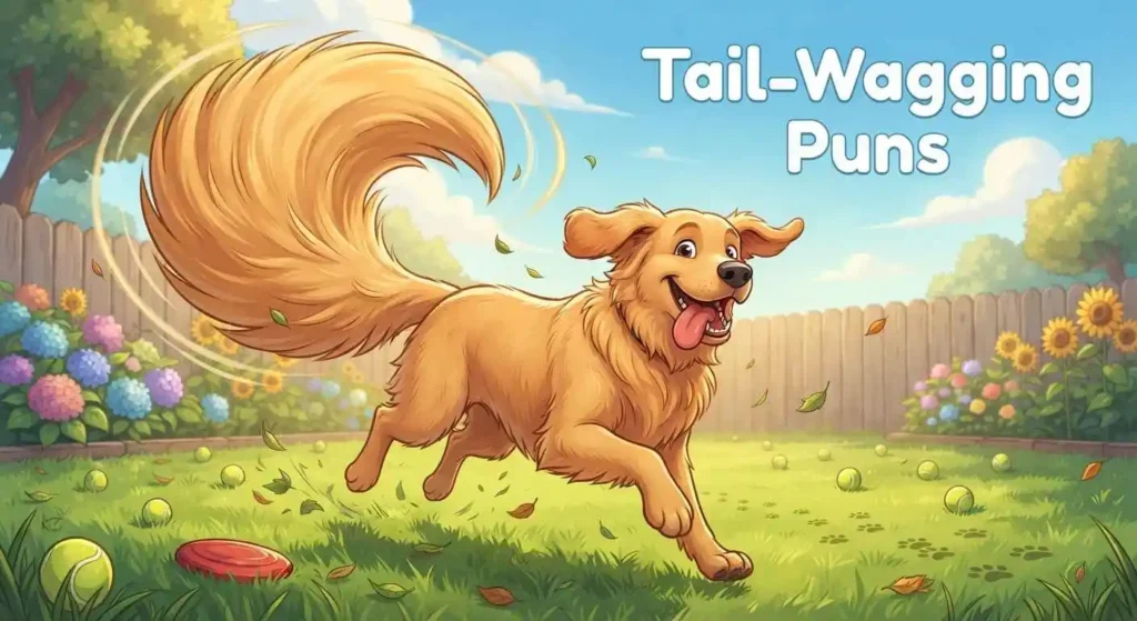golden-retriever-tail-wagging-puns