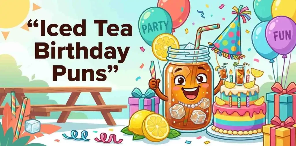Iced tea birthday party