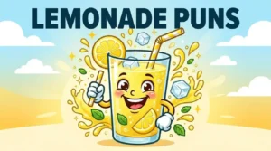 Lemonade glass smiling