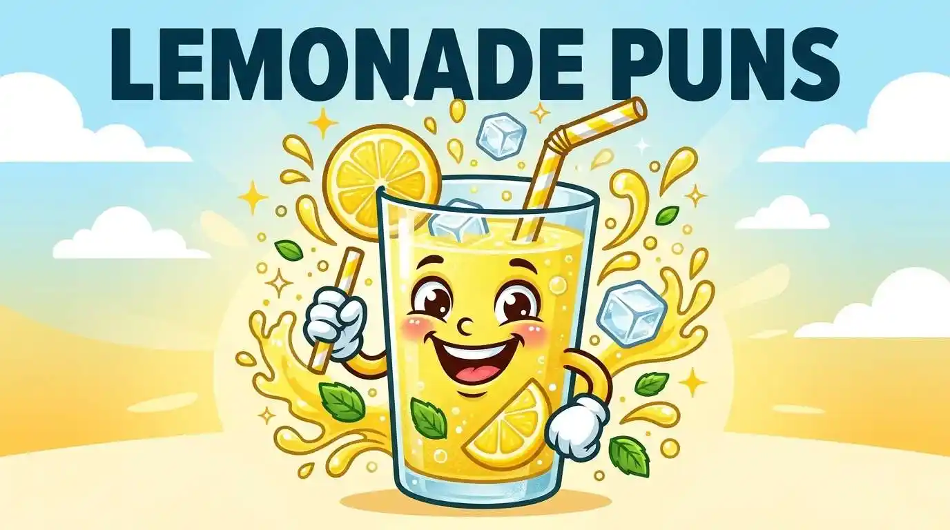 Lemonade glass smiling