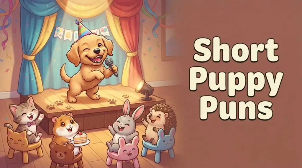 Funny puppy birthday