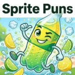 Funny lemon soda smiling