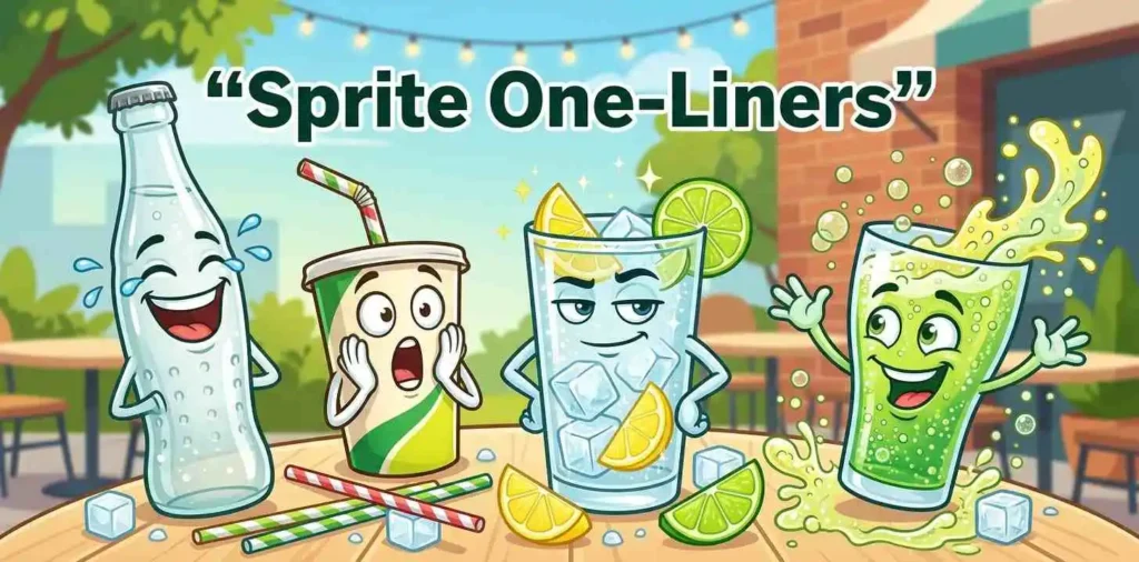 Lemon lime drinks laughing together