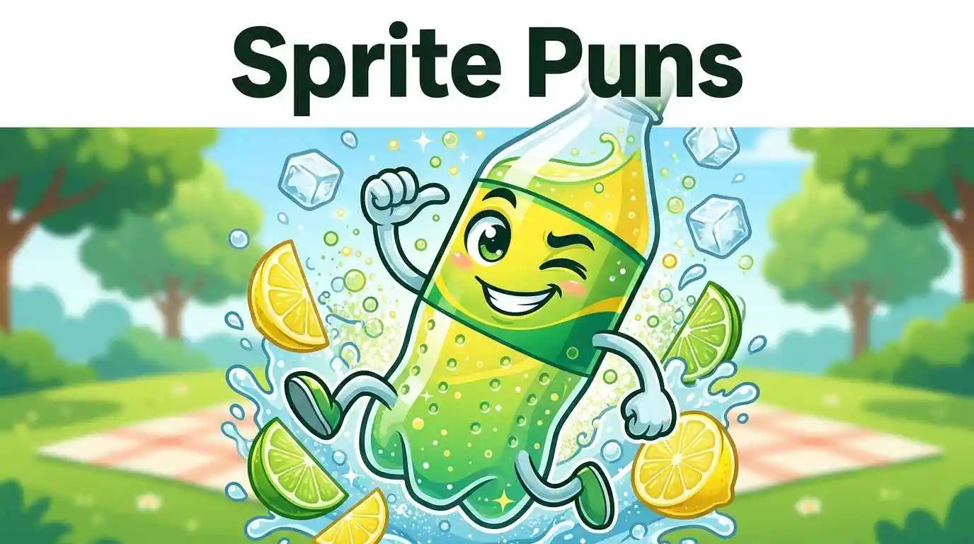 Funny lemon soda smiling