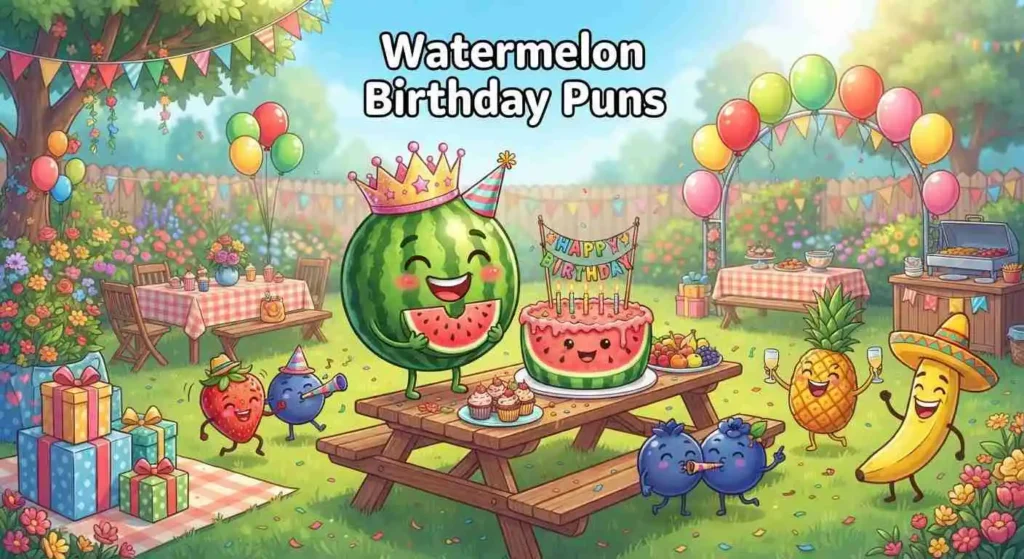 Watermelon birthday party